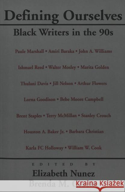 Defining Ourselves: Black Writers in the 90s