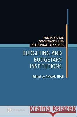 Budgeting and Budgetary Institutions