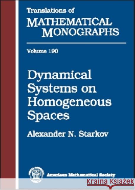 Dynamical Systems on Homogeneous Spaces