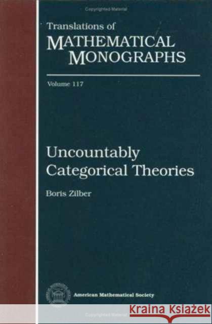 Uncountably Categorical Theories