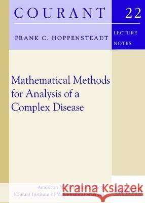 Mathematical Methods for Analysis of a Complex Disease