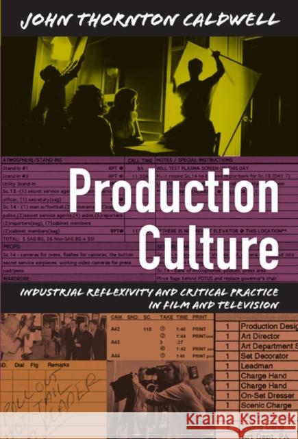 Production Culture: Industrial Reflexivity and Critical Practice in Film and Television