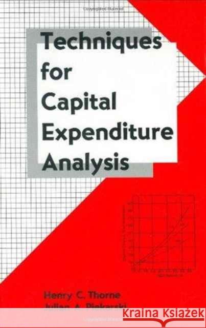 Techniques for Capital Expenditure Analysis