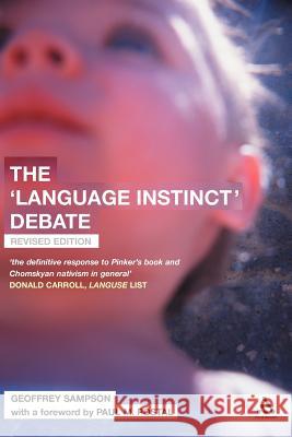 The 'Language Instinct' Debate