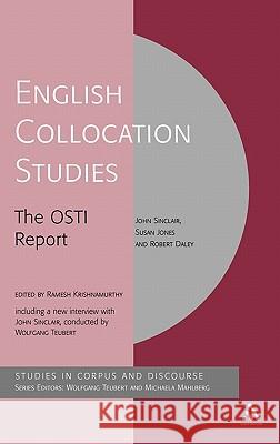 English Collocation Studies: The Osti Report