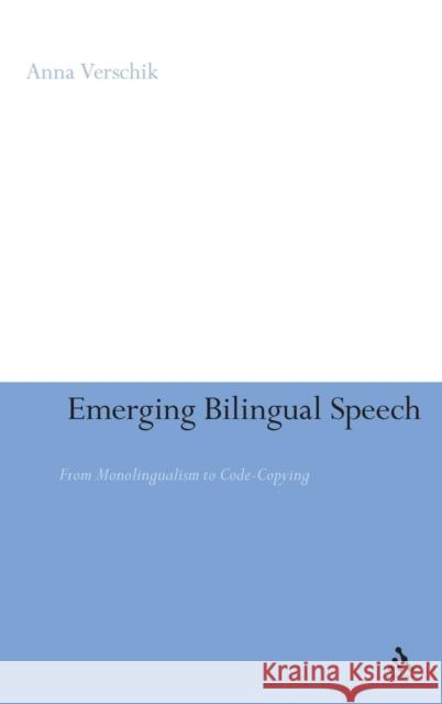 Emerging Bilingual Speech