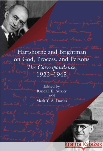 Hartshorne and Brightman on God, Process, and Persons