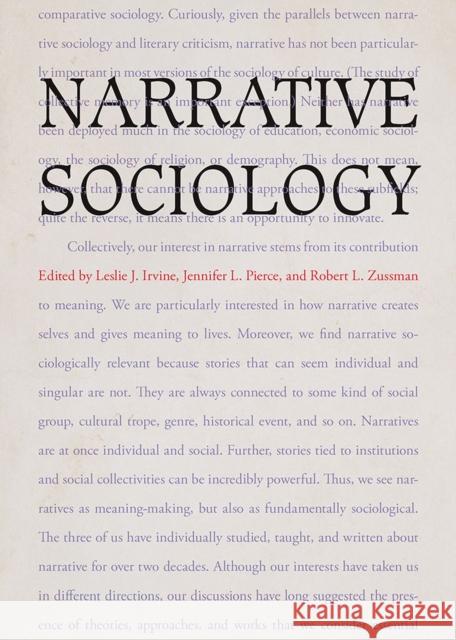 Narrative Sociology