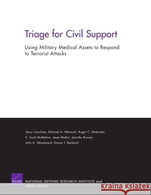 Triage for Civil Support: Using Military Medical Assets to Respond to Terrorist Attacks