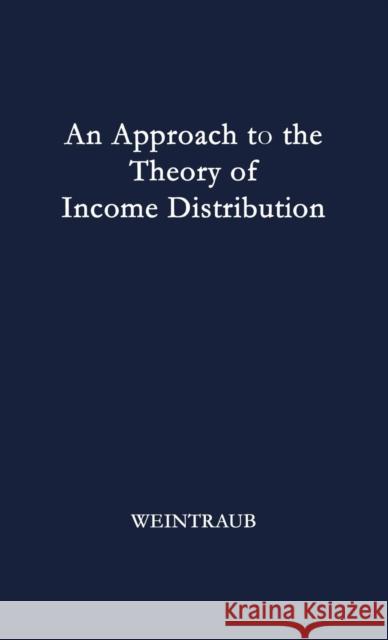 An Approach to the Theory of Income Distribution.