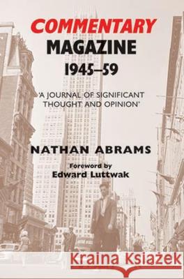 Commentary Magazine : A Journal of Significant Thought and Opinion