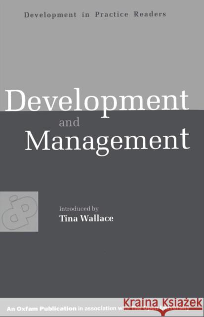 Development and Management: Experiences in Value-Based Conflict