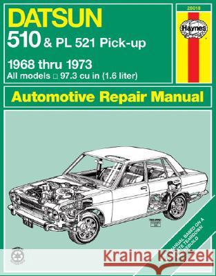 Haynes Datsun 510 and Pl521 Pick-Up Manual, No. 123: '68-'73