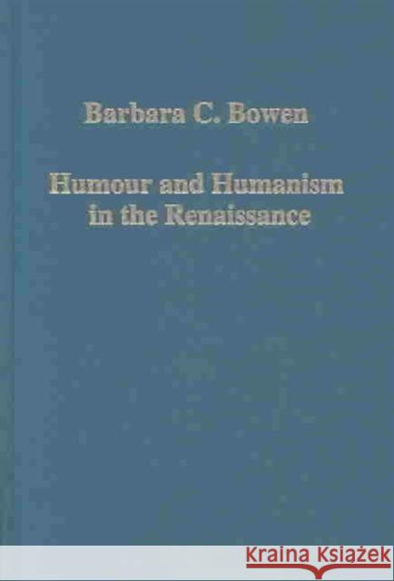Humour and Humanism in the Renaissance