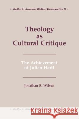 Theology as Cultural Critique