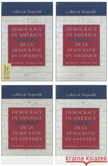 Democracy in America: 4-Volume Set: Bilingual Edition