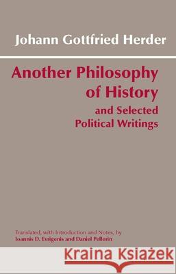 Another Philosophy of History and Selected Political Writings