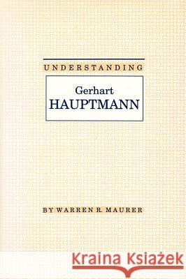 Understanding Gerhart Hauptmann