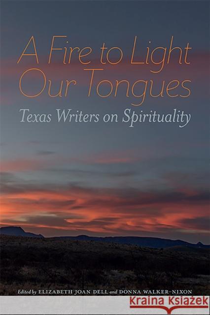 A Fire to Light Our Tongues: Texas Writers on Spirituality