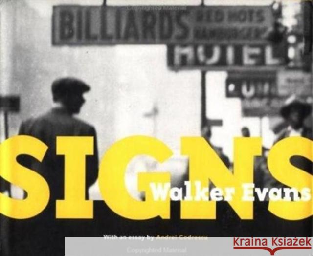 Walker Evans: Signs