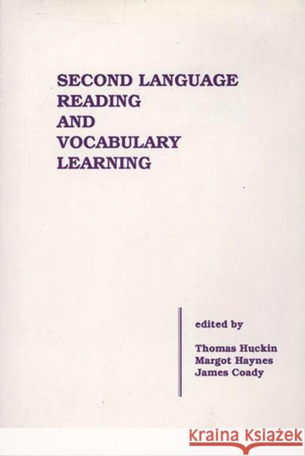 Second Language Reading and Vocabulary Learning