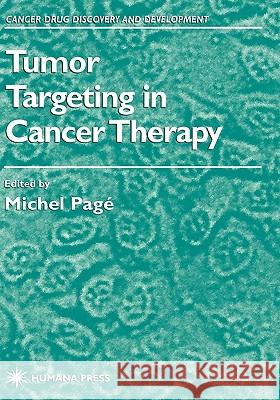 Tumor Targeting in Cancer Therapy