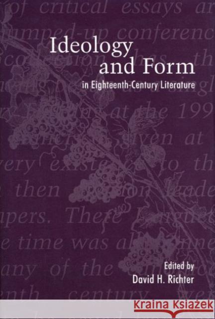 Ideology and Form in Eighteenth-Century Literature