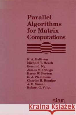 PARALLEL ALGORITHMS FOR MATRIX COMPUTATIONS