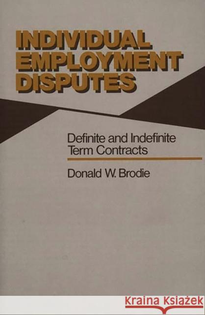 Individual Employment Disputes: Definite and Indefinite Term Contracts