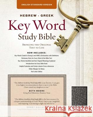 The Hebrew-Greek Key Word Study Bible: ESV Edition, Black Bonded Leather