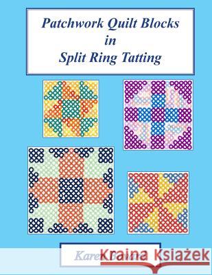 Patchwork Quilt Blocks in Split Ring Tatting