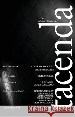 Tacenda Literary Magazine 2014