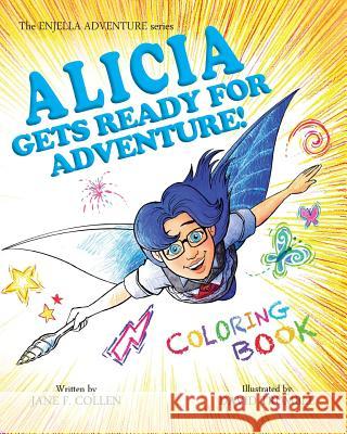 8x10Coloring Book Alicia Gets Ready