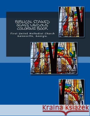 Biblical Stained Glass Windows Coloring Book: Learning the Bible Through Stained Glass