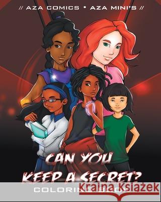 Aza Comics Can You Keep A Secret? Coloring Book