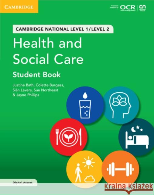 Cambridge National in Health and Social Care Student Book with Digital Access (2 Years): Level 1/Level 2