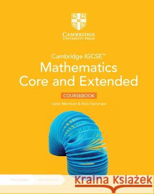 Cambridge IGCSE (TM) Mathematics Core and Extended Coursebook with Digital Version (2 Years' Access)