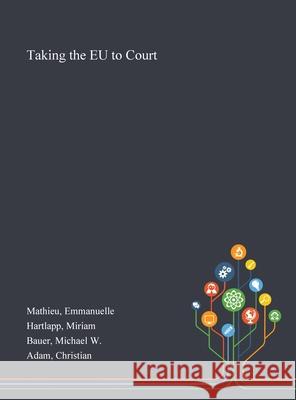 Taking the EU to Court