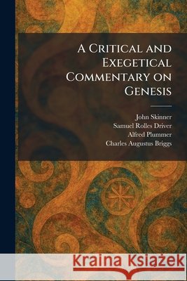 A Critical and Exegetical Commentary on Genesis