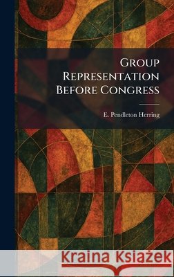 Group Representation Before Congress
