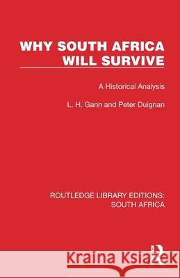 Why South Africa Will Survive: A Historical Analysis