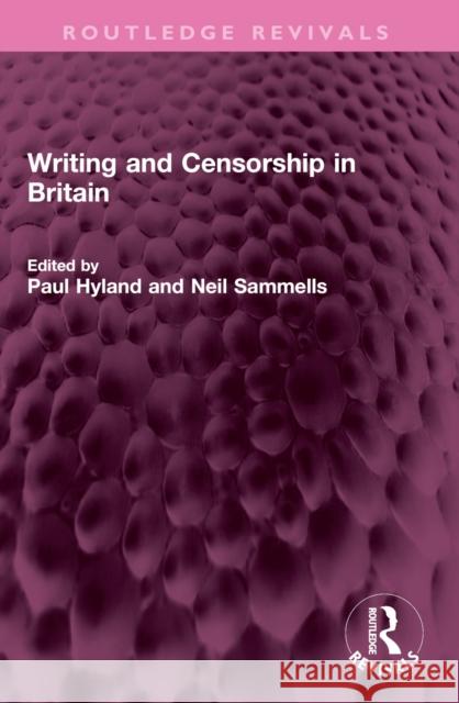 Writing and Censorship in Britain