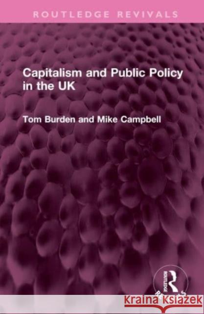 Capitalism and Public Policy in the UK