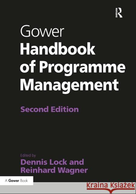 Gower Handbook of Programme Management