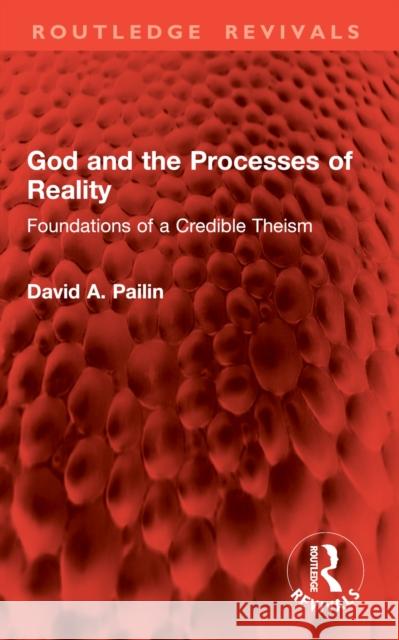 God and the Processes of Reality: Foundations of a Credible Theism