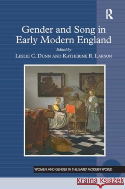 Gender and Song in Early Modern England