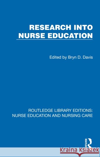 Research Into Nurse Education