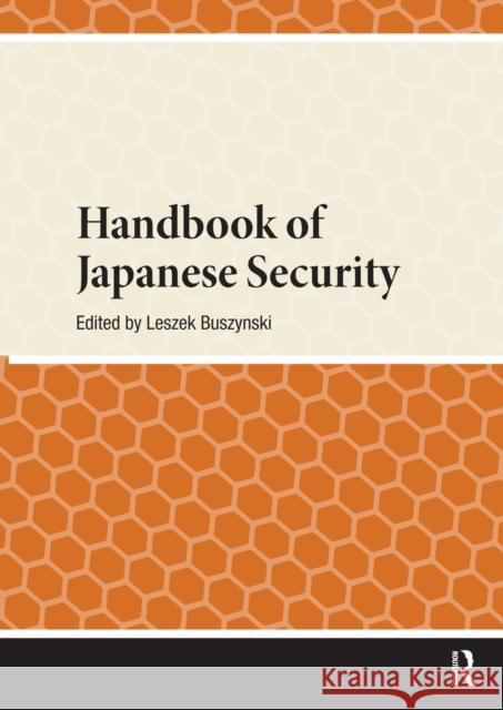 Handbook of Japanese Security