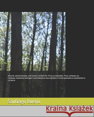 Volume, aerial biomass, and carbon content for Pinus occidentalis, Pinus caribaea var. Caribaea, Swietenia mahagoni and Swietenia macrophylla