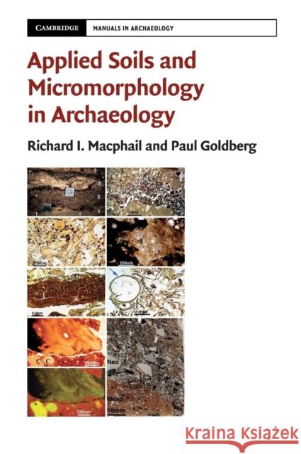 Applied Soils and Micromorphology in Archaeology